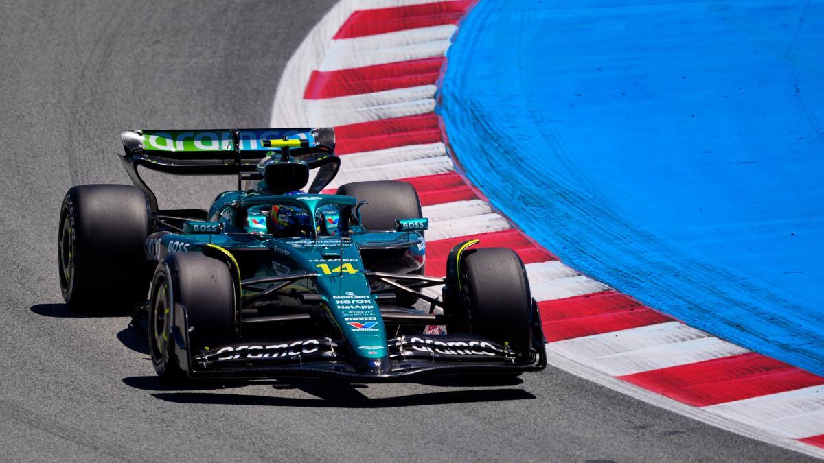 Fernando Alonso, en el Gran Premio de España que se disputa en Barcelona