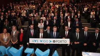 Galicia y Portugal, juntas para urgir el AVE entre Vigo y Oporto: «La frontera no nos separa, nos comparte»