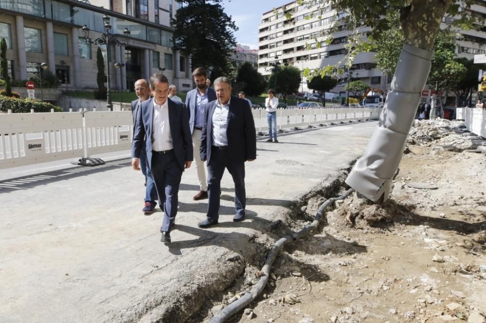 Así avanzan las obras de humanización de García Barbón