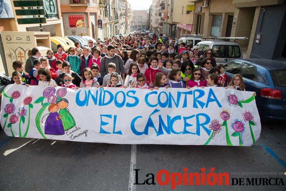 Marcha en el Día del Cáncer Infantil en Caravaca