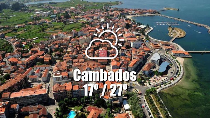 El tiempo en Cambados: previsión meteorológica para hoy, lunes 24 de junio
