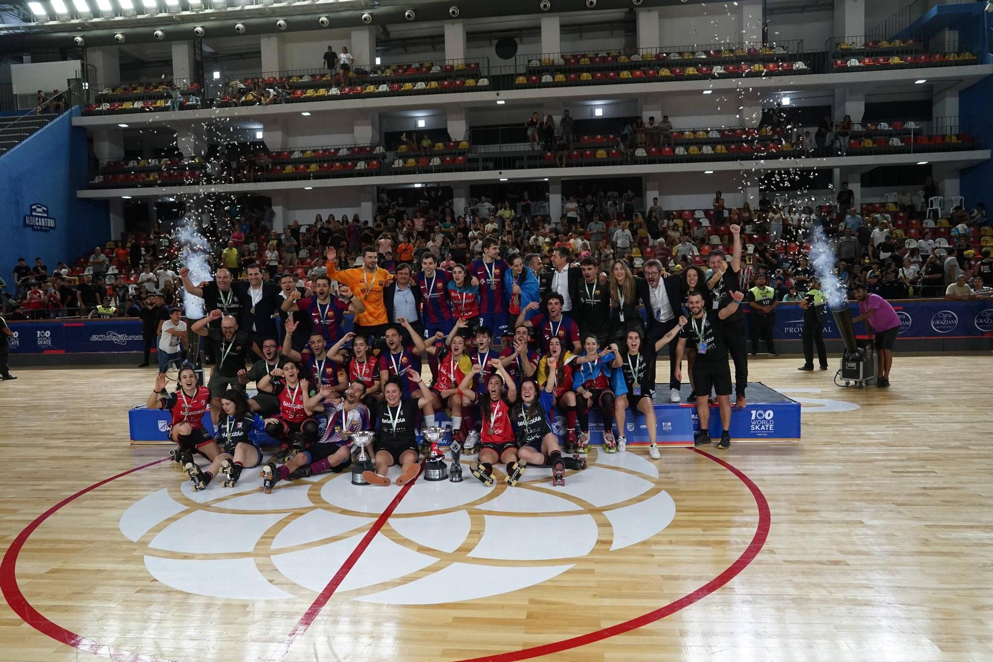 EN IMÁGENES: El Telecable Gijón de hockey hace historia y ya son campeonas del mundo