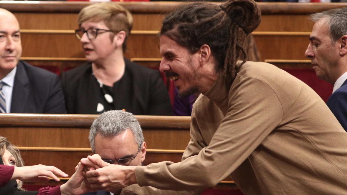 El secretario de Organización y diputado de Unidas Podemos Alberto Rodríguez.