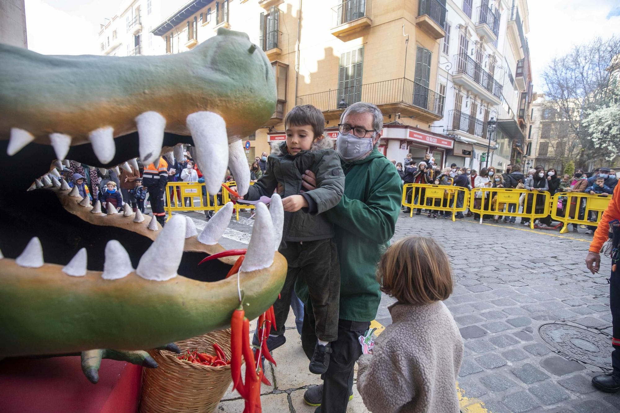 Centenares de personas dan el 'sus' a las fiestas de Sant Sebastià de Palma