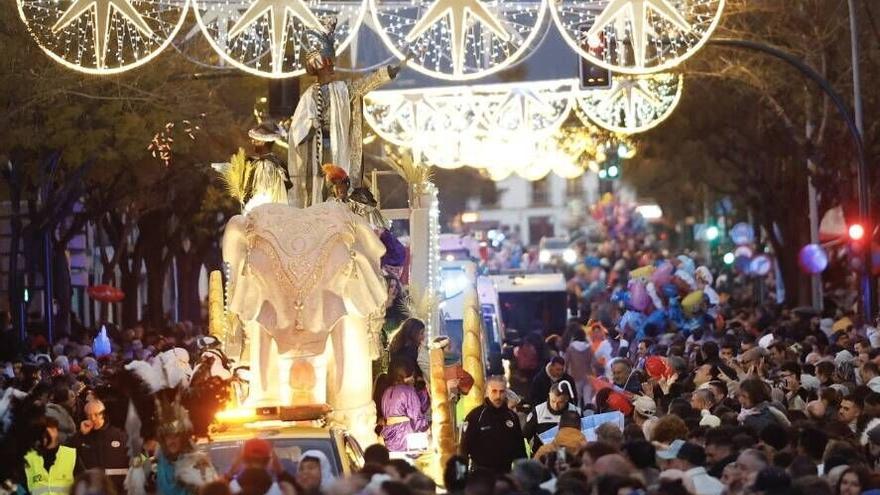 Carroza del rey Baltasar de la Cabalgata de Reyes de Córdoba 2026.