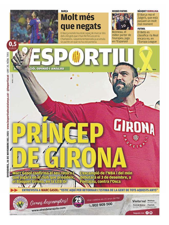 Las portadas de la prensa deportiva de hoy