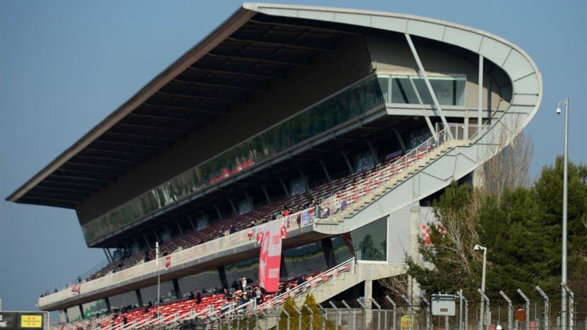 Imagen de archivo de una de las tribunas del Circuit