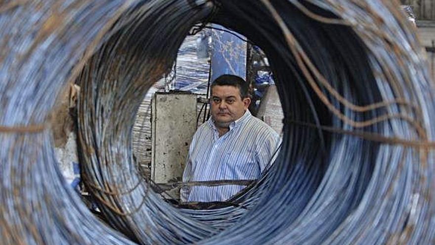 El empresario coruñés Manuel Añón, propietario de Hierros Añón.