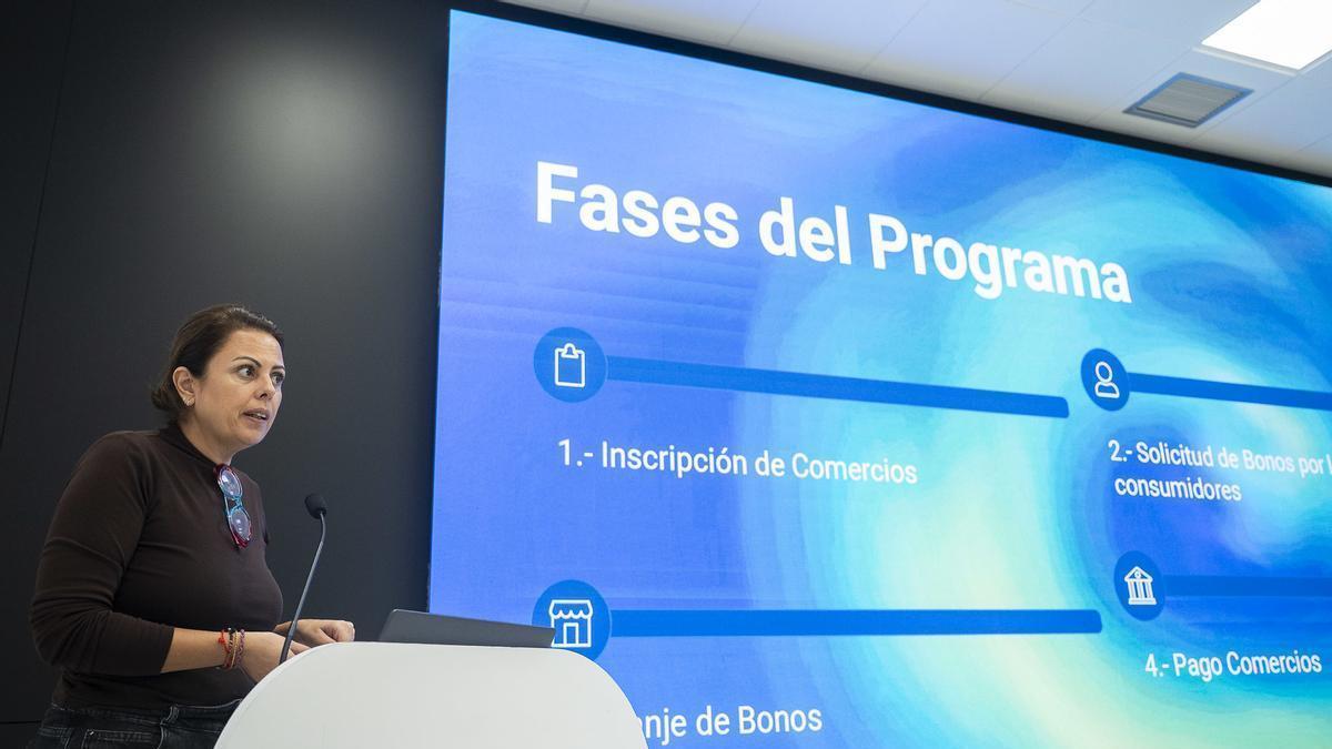 La consejera Minerva Alonso.