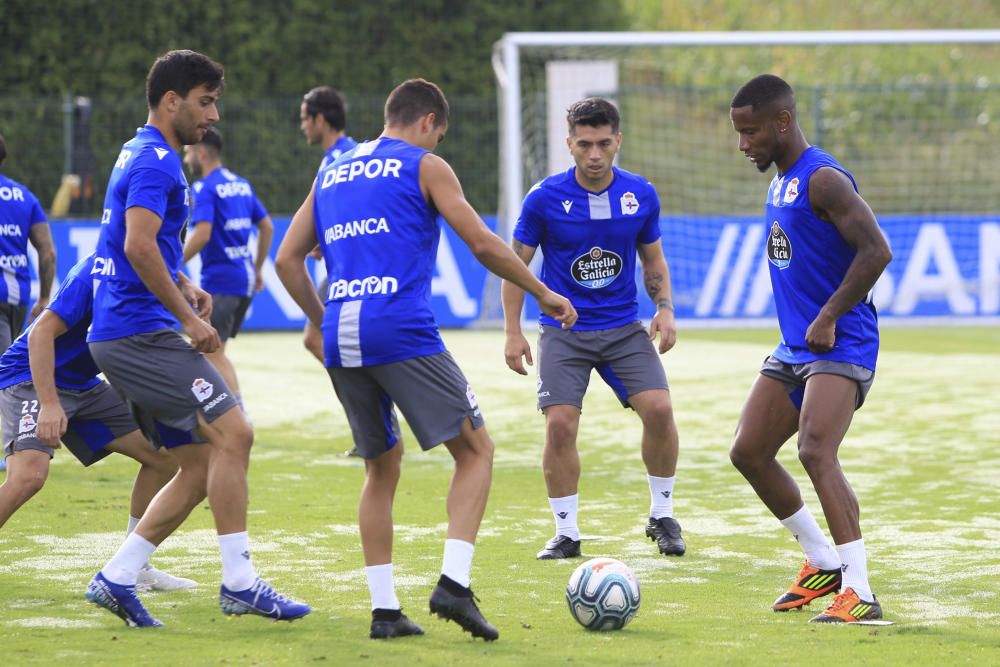 Nacho González ya se entrena con el Depor