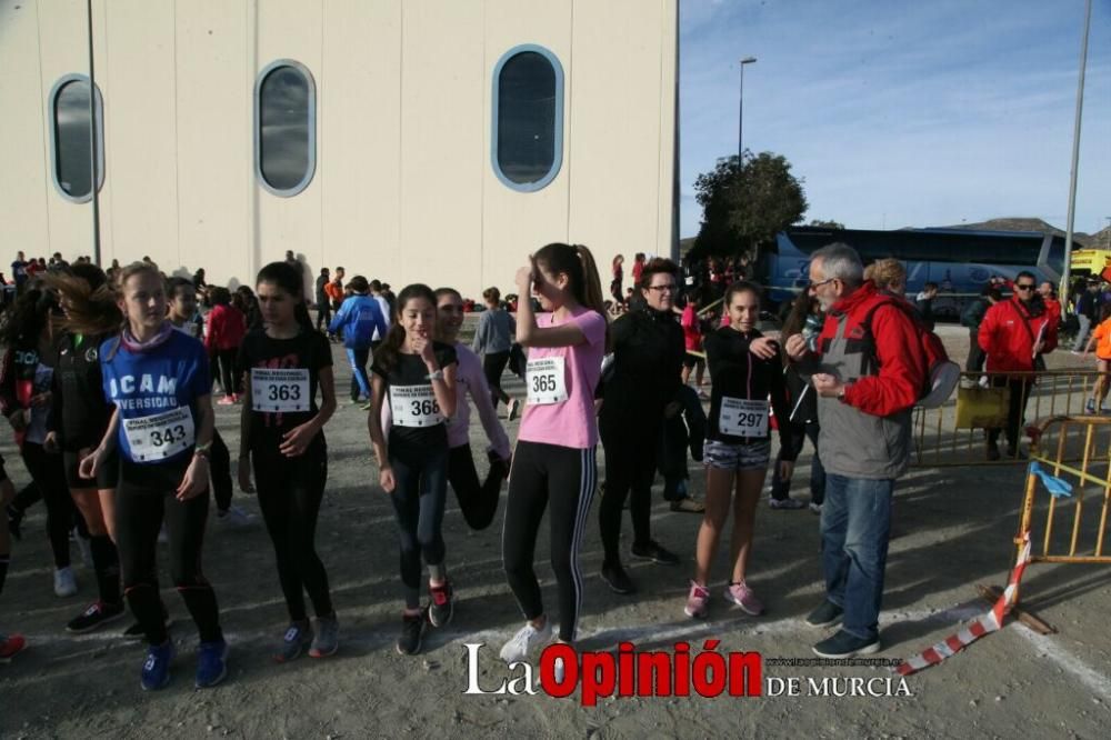 Final regional de campo a través infantil