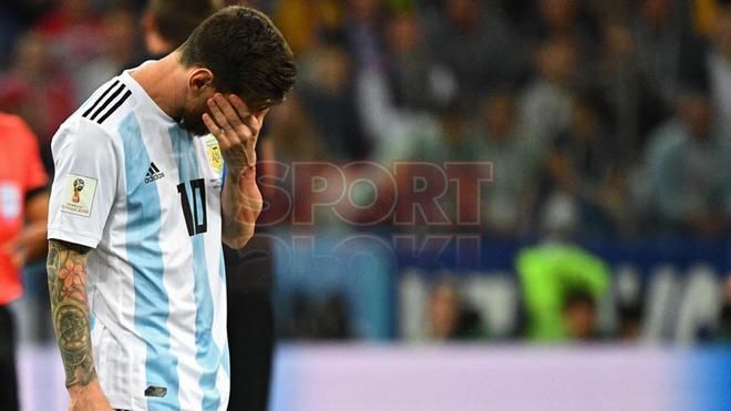 Las imágenes de Messi contra Croacia