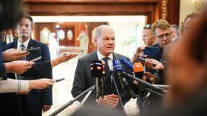 Olaf Scholz en Doha