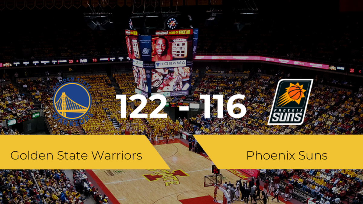 Golden State Warriors consigue derrotar a Phoenix Suns (122-116)