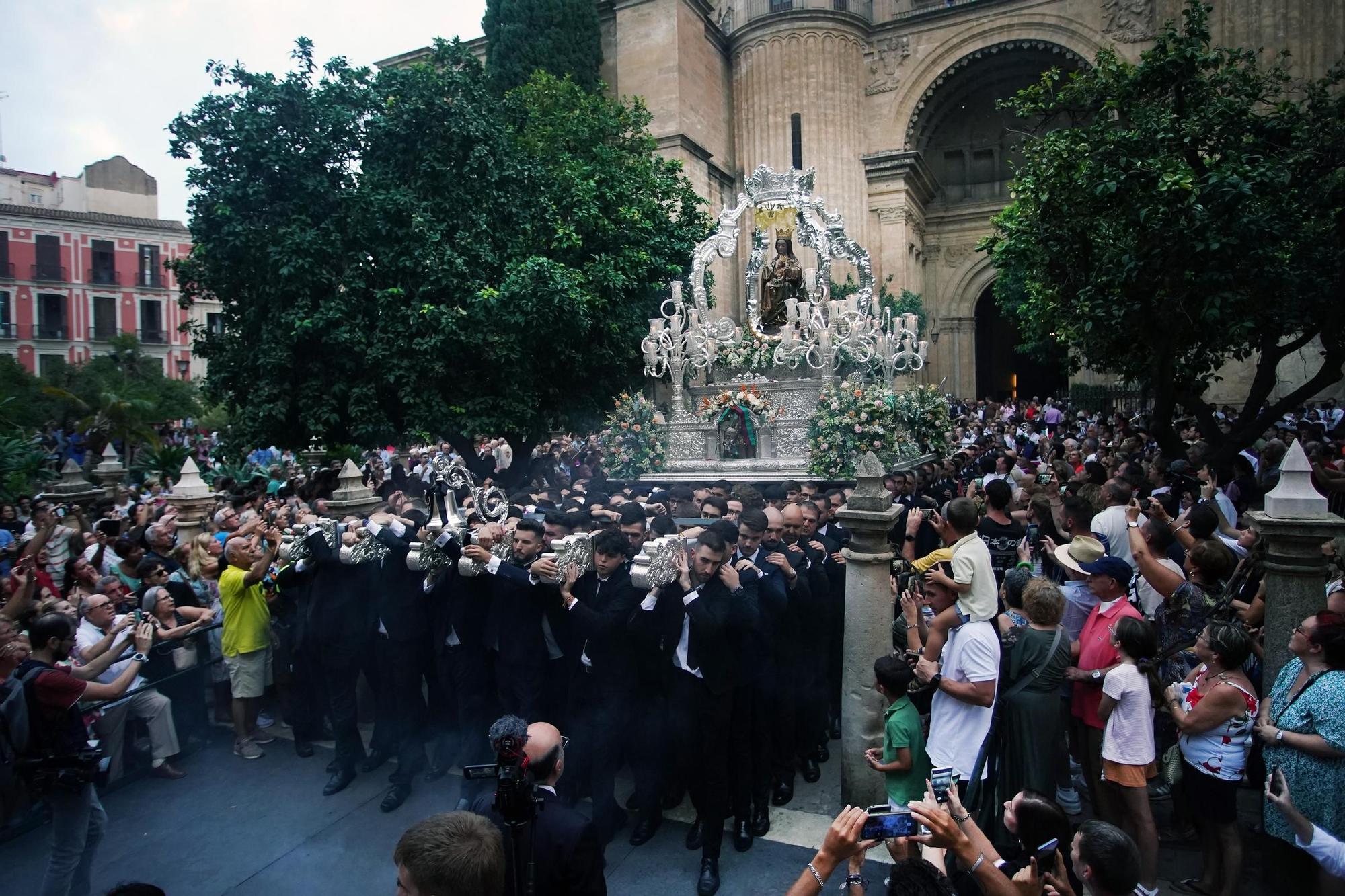 Imagen de la procesión de la Virgen de la Victoria 2023