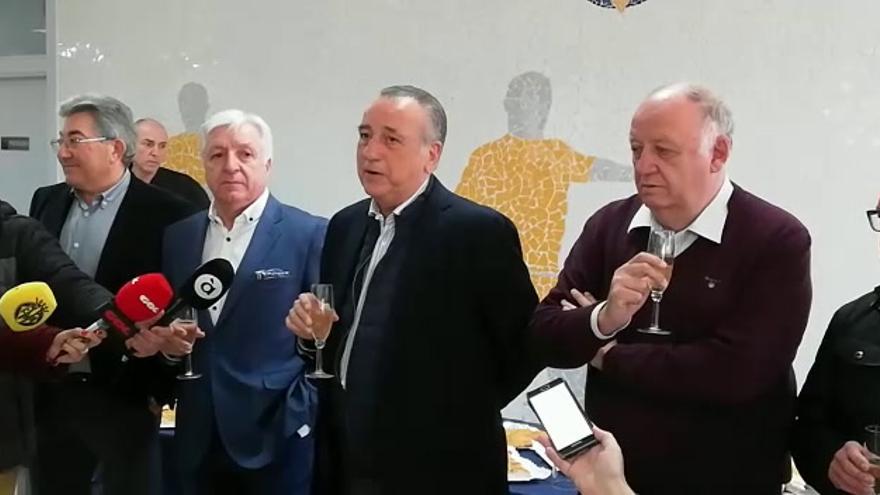 El brindis navedeño del presidente del Villarreal CF