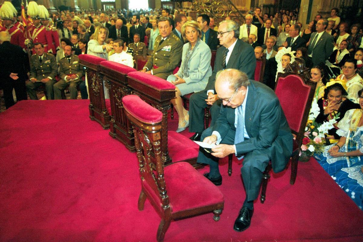 Mercè 1999. JORDI PUJOL EN LA MISA.