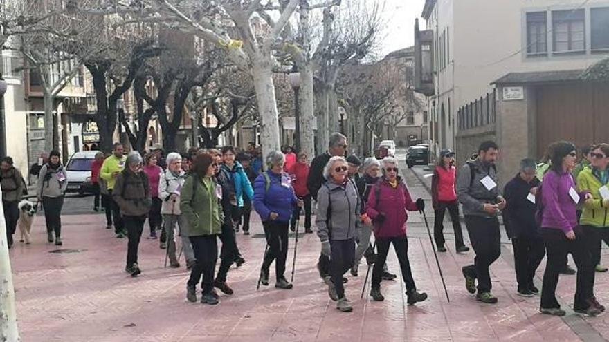 Moment de la sortida, passeig amunt