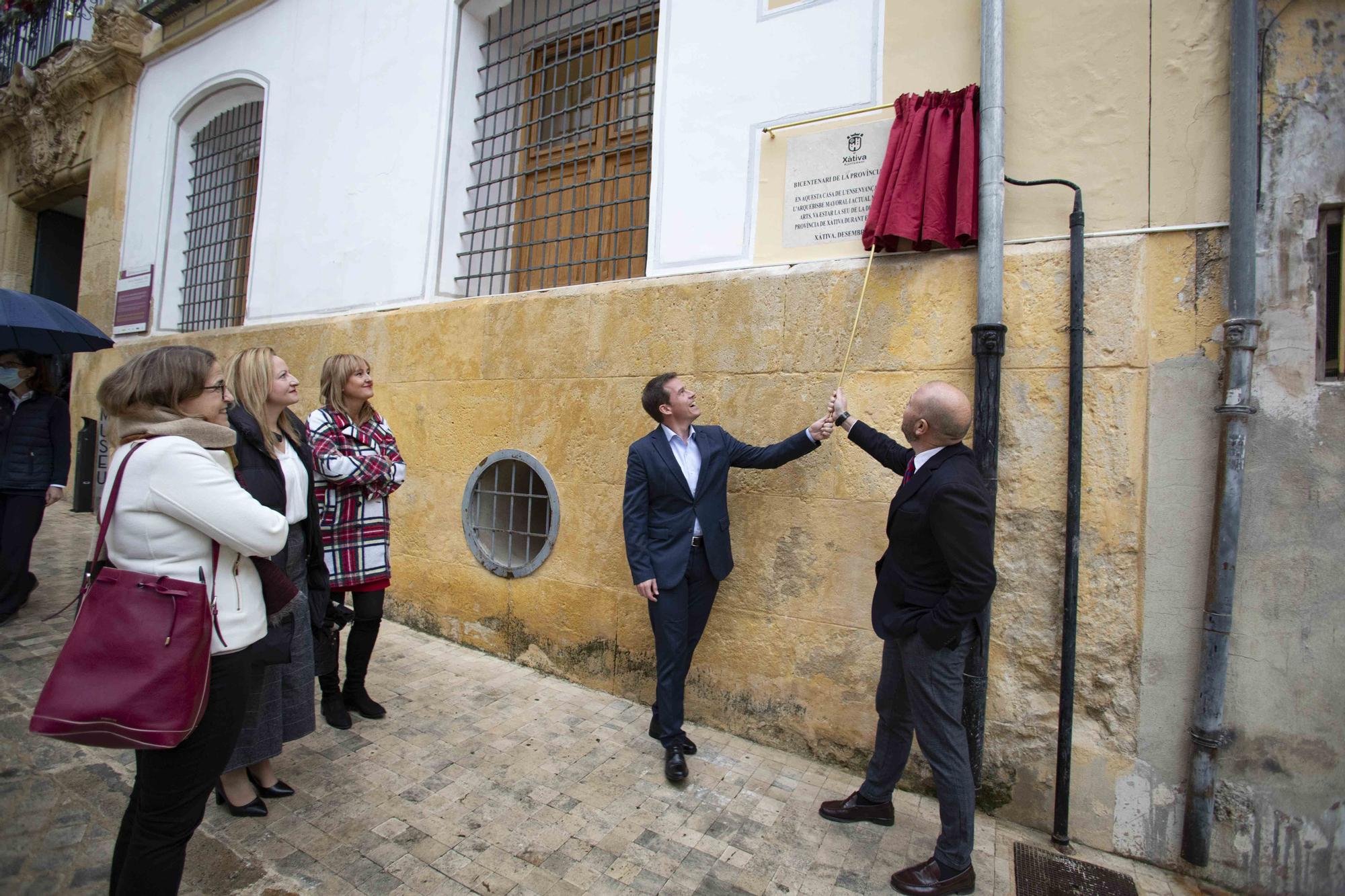 Xàtiva conmemora el bicentenario de su provincia