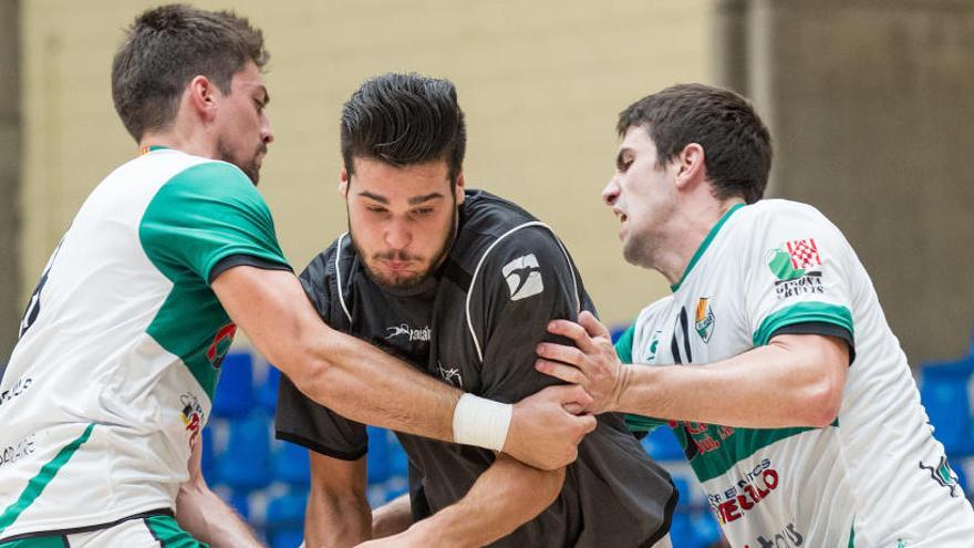 Imagen del encuentro del pasado domingo ante el Bordils en el Pitiu Rochel