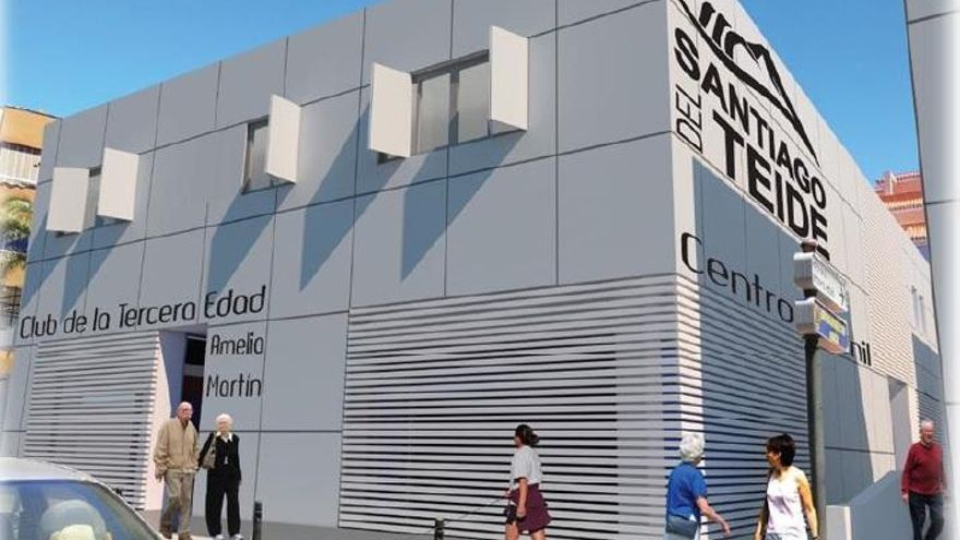 The City Council begins the contracting file for the reform works of the center for the elderly and the youth center of Puerto de Santiago
