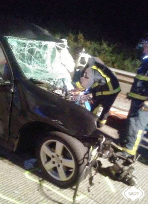 Un kamikaze fallece y deja cinco heridos tras sembrar el pánico en la autopista "Y"