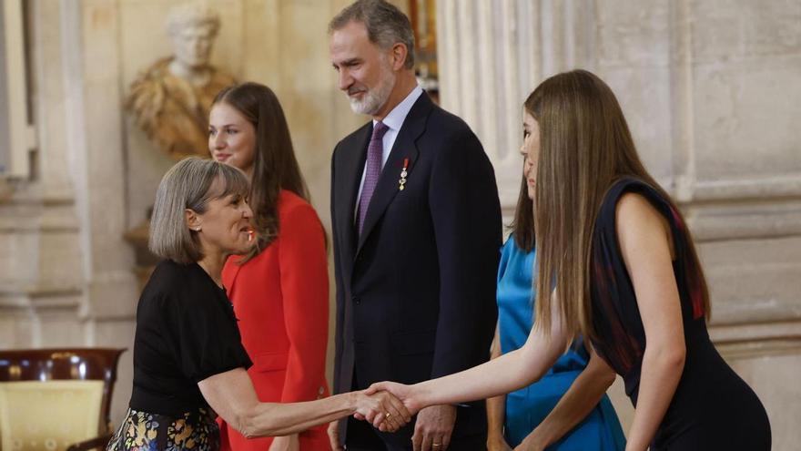 La oscense María José Arbués, tras ser homenajeada por Felipe VI: &quot;Ha sido un día memorable, emocionante e inolvidable&quot;