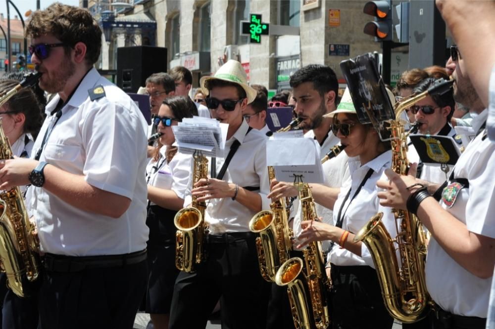 Encuentro de bandas de música en Martínez Tornel