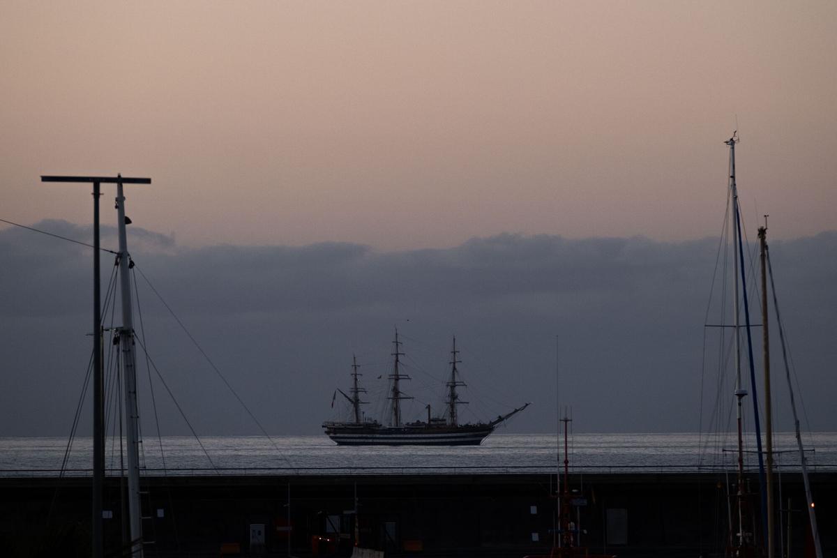 Llegada del barco 'Amerigo Vespucci' a Santa Cruz de Tenerife