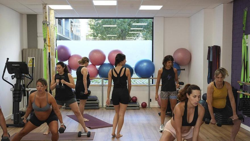 Les imatges dels entrenaments per dones en gimnasos exclusius a Girona