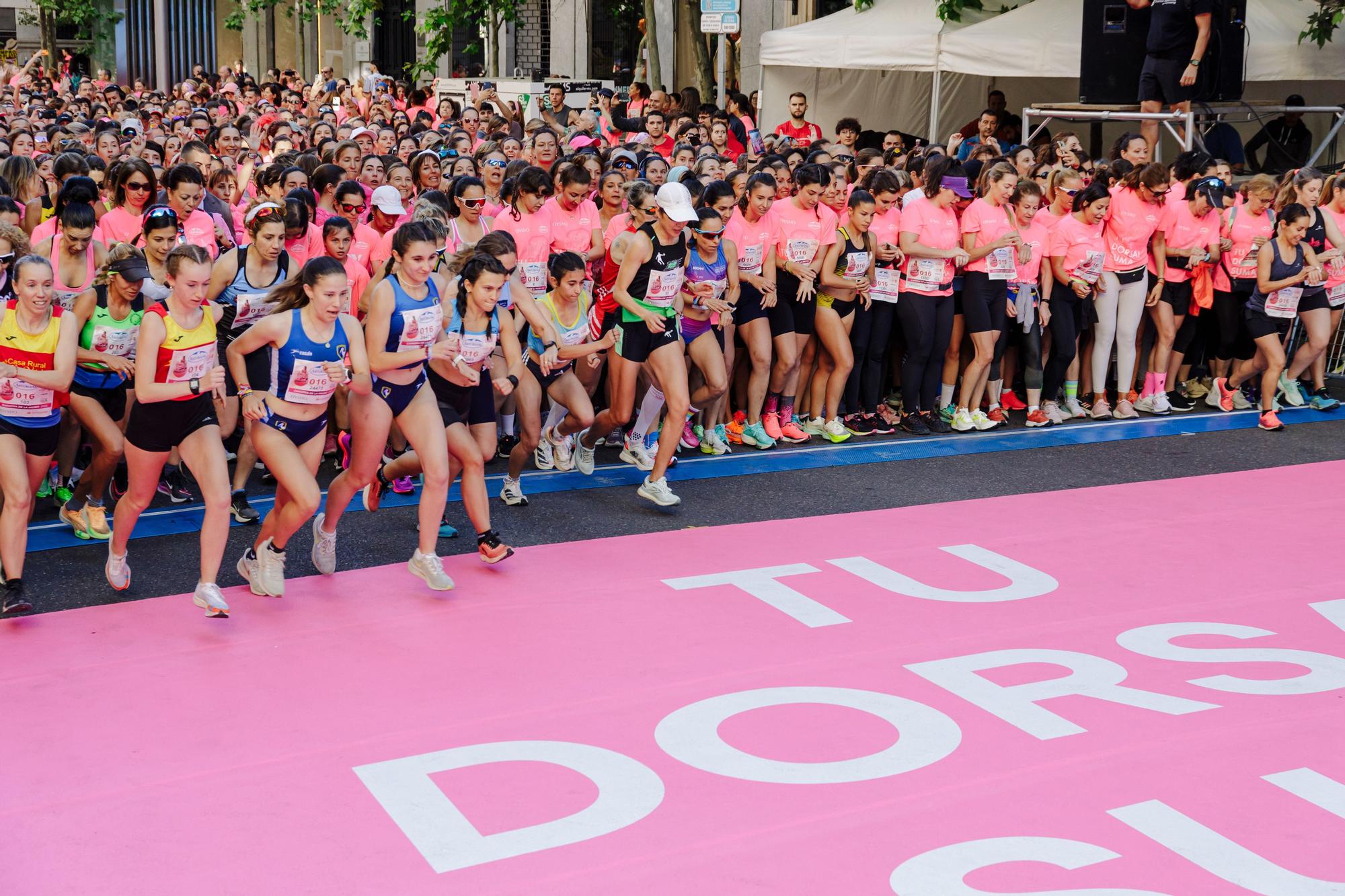 Salida de la 19ª Carrera de la Mujer que se disputó en España y donde participaron 32.000 atletas.