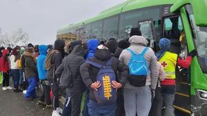 350 evacuats a la serra madrilenya pel fred intens i la neu