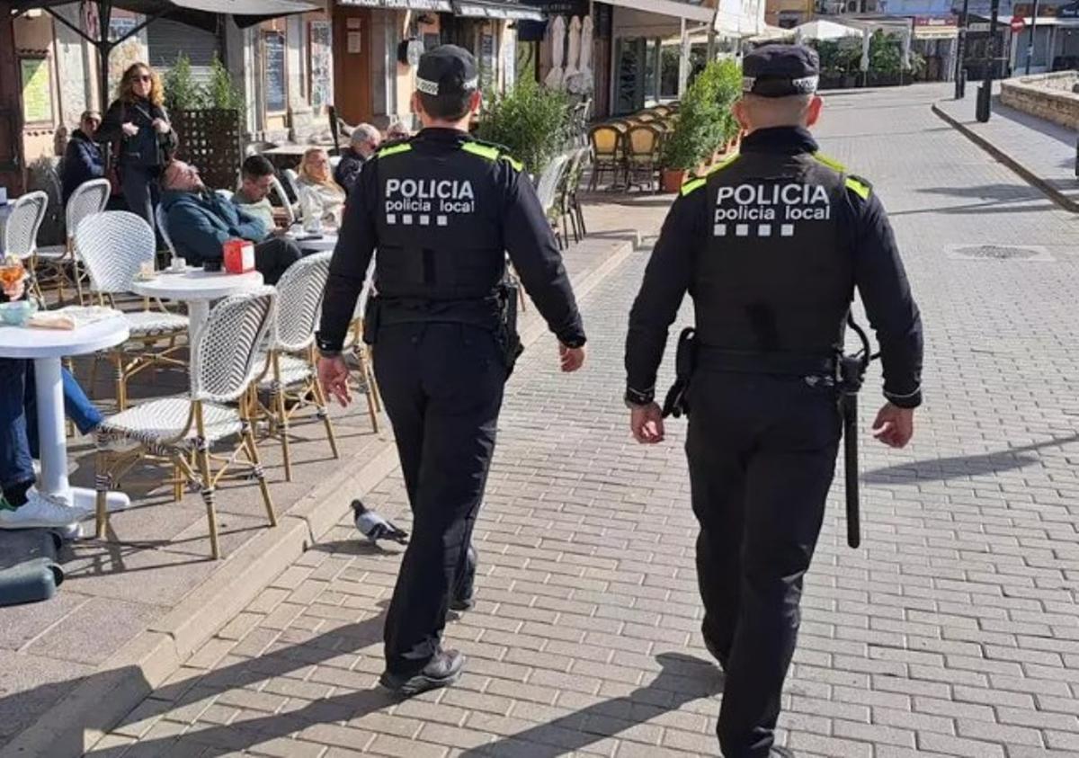 La Policia Local de Palamós, en una imatge d'arxiu.