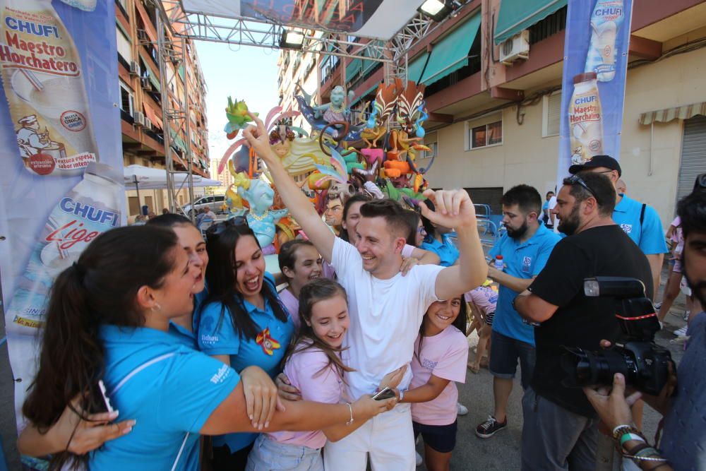 Florida Portazgo, ganadora del primer premio infantil de las Hogueras