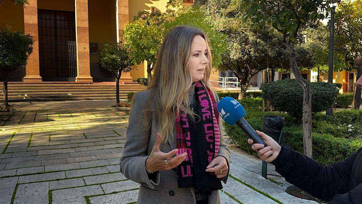 Yolanda Gómez, portavoz adjunta de Vox en el Ayuntamiento de Málaga.