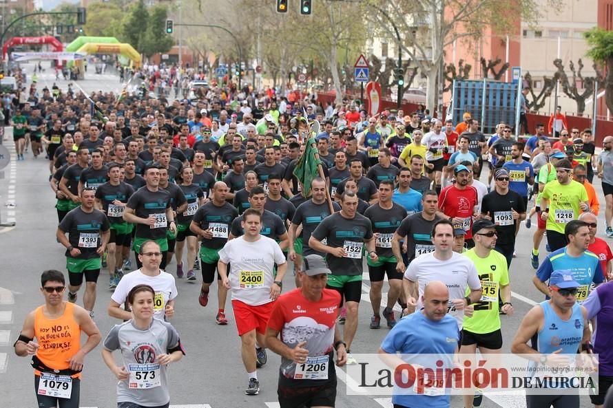 Media Maratón de Murcia: salida