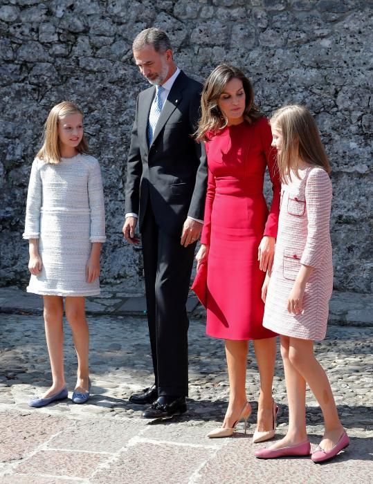 Visita de la Casa Real a Covadonga