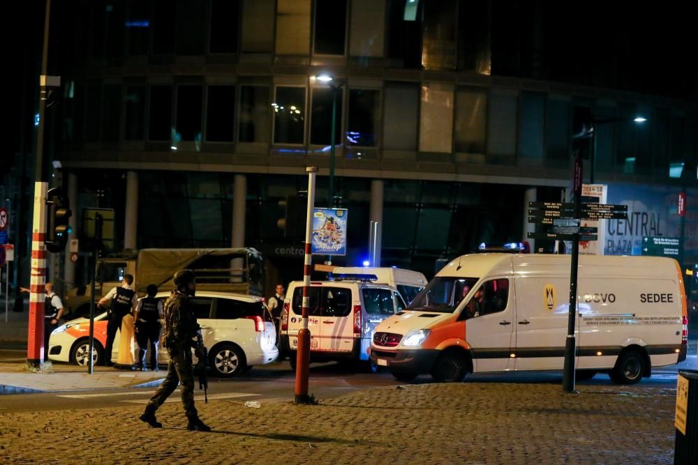 Explosión en la estación central de Bruselas