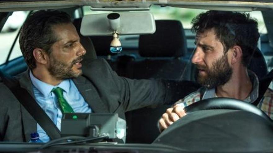 Joaquín Furriel y Dani Rovira, en «Taxi a Gibraltar».