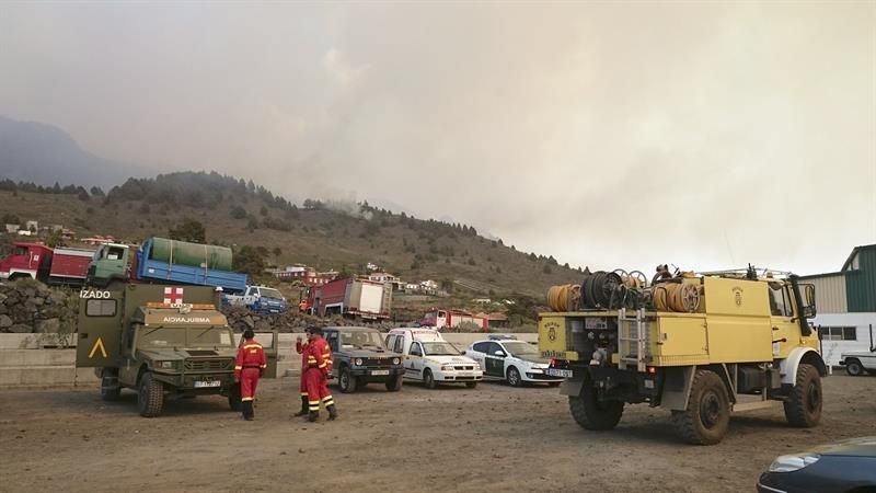 Incendio forestal en la zona de Montaña de Jedey