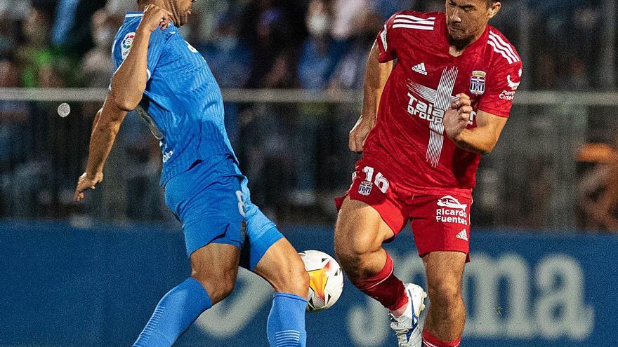 El japonés Okazaki, en el partido ante el Fuenlabrada. | LOF