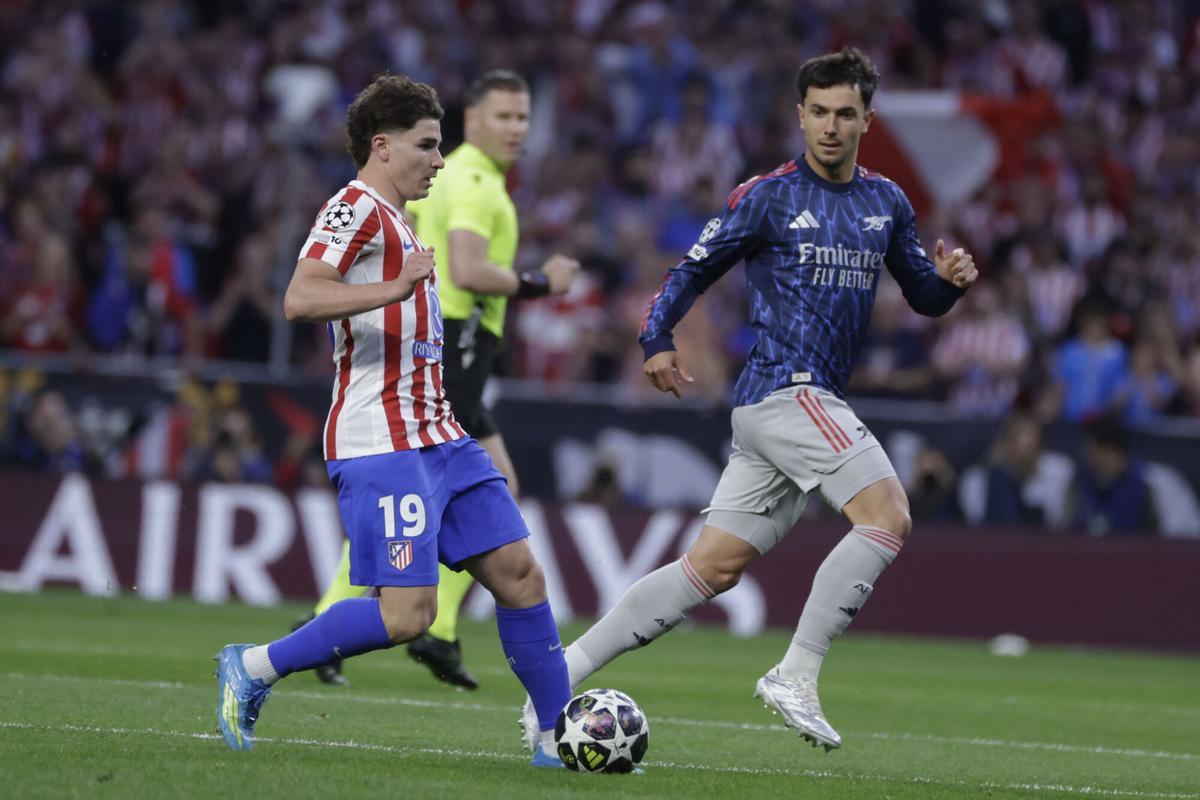 Champions League: Atlético de Madrid - Arsenal, en imágenes.