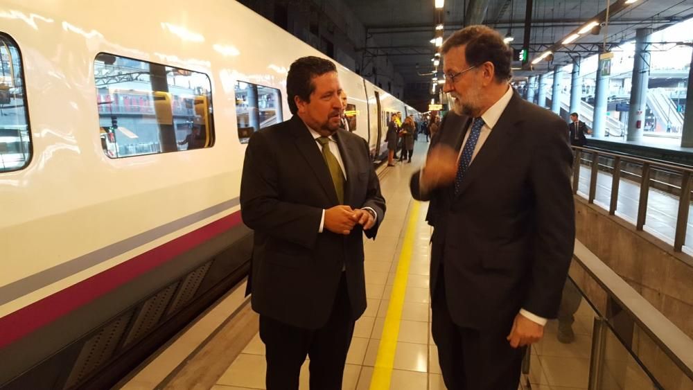 Viaje inaugural de la nueva conexión en AVE Madrid-Castelló