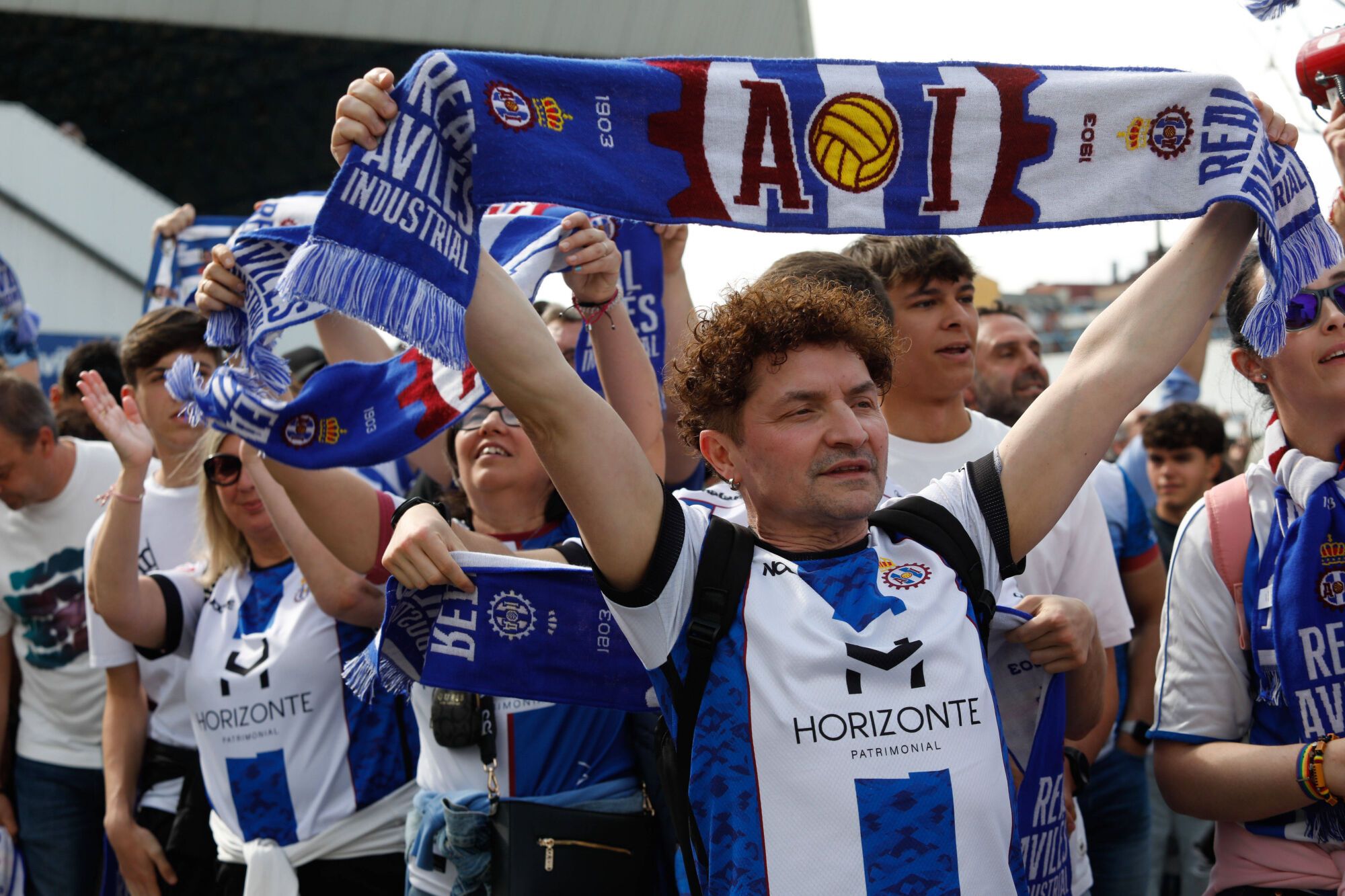 EN IMÁGENES: Ammbientazo en el play-off del Real Avilés contra el Antoniano