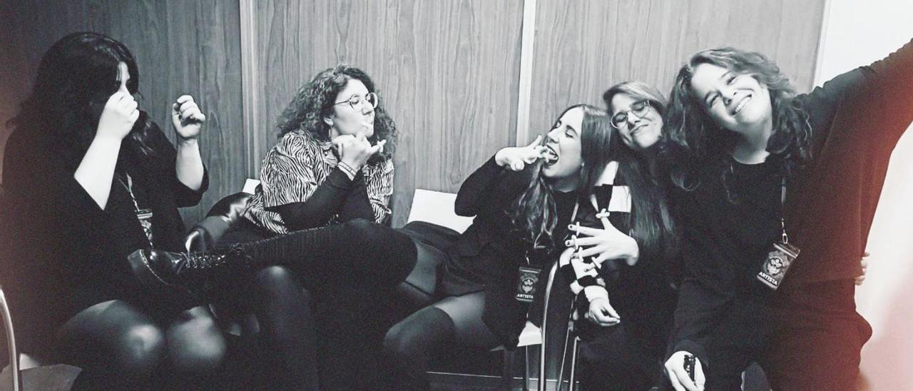 Las integrantes del grupo zamorano Titis Twister, en una imagen promocional. | Cedida