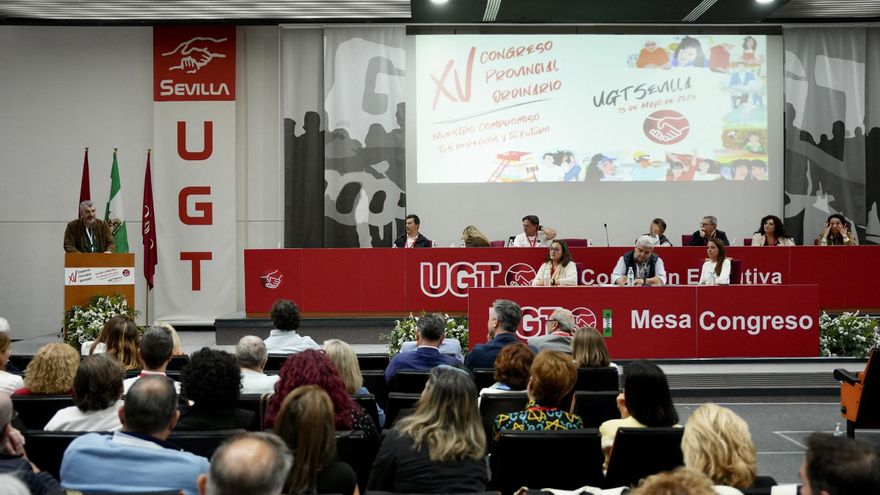 Juan Bautista Ginés afronta su cuarto mandato al frente de UGT-Sevilla tras su reelección por unanimidad