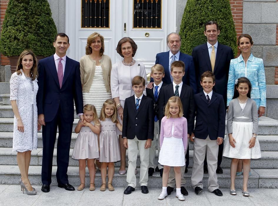 La familia real en Marivent