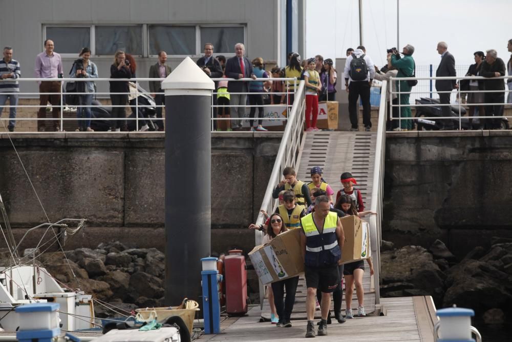 Proyecto escolar "Chalanas de Gijón"