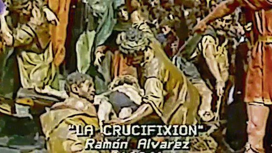 &quot;La Crucifixión&quot; de Ramón Álvarez (1844).