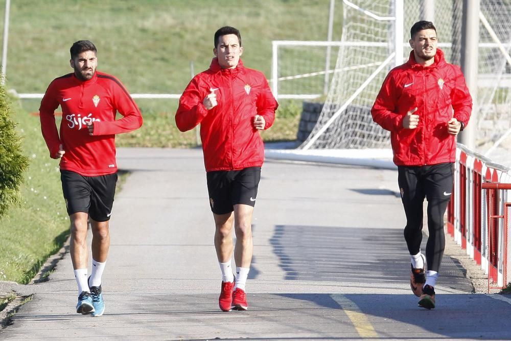 Entrenamiento del Sporting